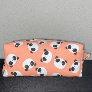 Panda Print Cosmetic Bag